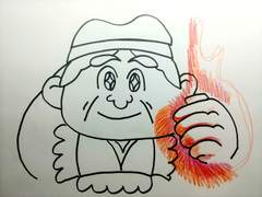 대충그린그림이여러분을쫓아오하요