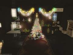 크리스마스 풍 목조 저택