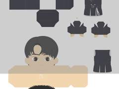SEVENTEEN JUN PAPER DOLL - Fearless ver.
