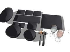 [스케치업 소품] 접시 세트