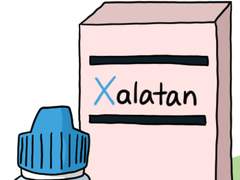 38. 안약 Xalatan 의 부작용