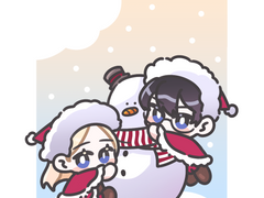 눈사람 고정틀 커미션