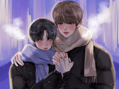 "LET'S HUG EACH OTHER LIKE A SNOWBALL."