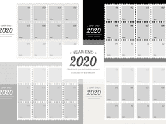 2020 우표형 연말정산틀