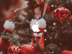 크리스마스 애플후 배경화면 배포