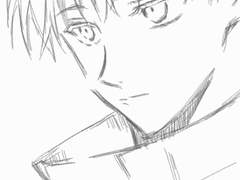 안보고 그린 사토루