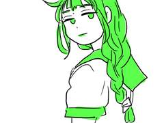 2016년에 그렸던 단색소녀들 백업