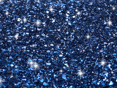 Glitter Blue Disco Club