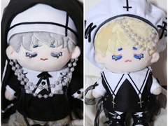 完)) 20cm 블랙크로스/레드문 의상