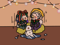 크리스마스 2인 고정틀 커미션