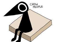모뉴먼트 밸리의 Crow People