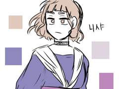 나비를 찾아서 캐릭터 디자인들