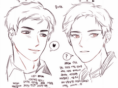 용기수호 얼굴고찰