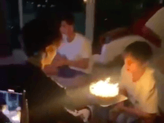 생일 케이크 그후...