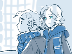 읹말혀안 호괕AU