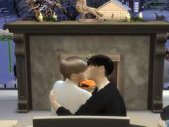 심즈 국민이들의 눈 내리는 날