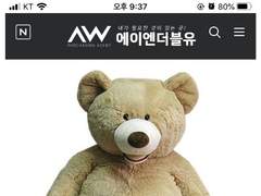 가제. For sale : Teddy bear FXXking BIG
