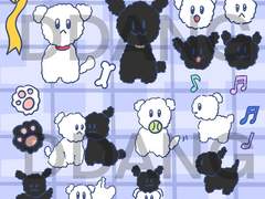 댕댕이 굿노트 스티커