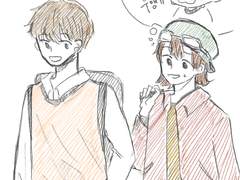 디지몬 프론티어 낙서 한장