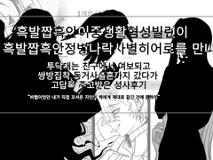흑발짭흑안이중생활혐성빌런이 흑발짭흑안정병나락사별히어로를 만나 투닥대는 친구에서 여보되고 쌍방집착 동거사실혼까지 갔다가 고답록주고받은 성사후기