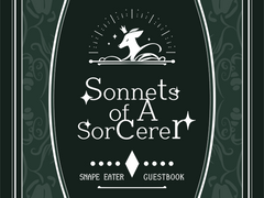 스네른 게스트 북 <Sonnets of a Sorcerer>의 표지 및 샘플 페이지를 공개합니다.