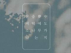 몽중夢中 저택에도 소나무가 나는지