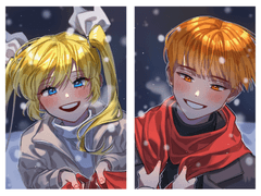 겨울 고정틀 커미션(종료)