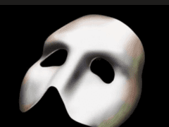 What about the face in the mask?