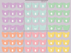 동물 숫자 굿노트 스티커(민현)