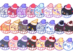 컵동물 고정틀 커미션