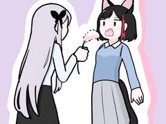 [유키란] 어째선지 고양이 귀가 나온 것 같다