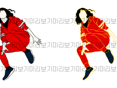 경이로운 소문 김세정 일러스트 도안