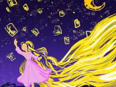 라푼젤 일러스트