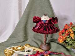 겨울밤 무도회 벨벳 드레스