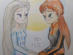 두 손 꼭 잡고...