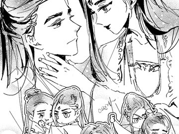 작년에 화천골 다 보고 그린 달랑 한 장...