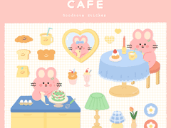 [ goodnote sticker ] HOME CAFE