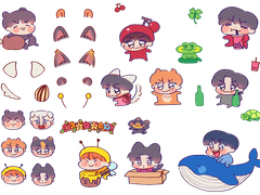 사이버다꾸스티커