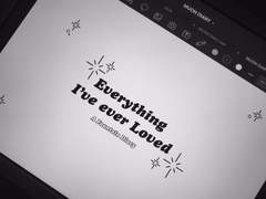 MUON 만년형 굿노트 다이어리 <everything I’ve ever loved>