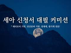 세아 신청서/프로필 대필 커미션