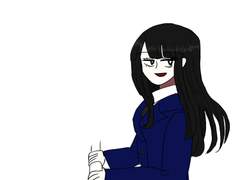 난간잡은 여캐 그림+그외 그림들