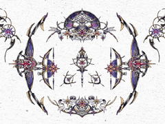 별 장식 프레임 프리소스