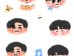 세븐틴 굿노트 스티커 vocal