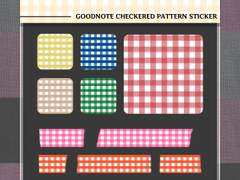 [굿노트 스티커] 체크패턴