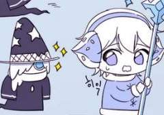 마법사맛 쿠키 낙서