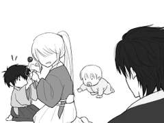 [만화](시골부부) 출장 가는 가장