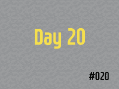 [DTB] #020 Day 20