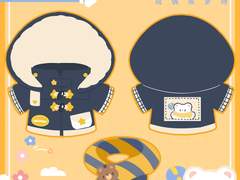 20cm 포근포근곰돌이 옷장(네이비)