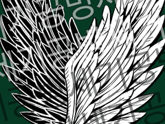 날개마크 디자인