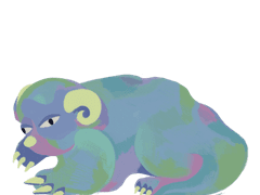 직접 제작한 거대 몬스터 스티커 무료 공유!